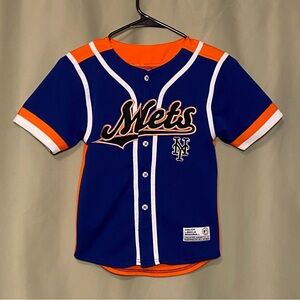 Vintage New York Mets  True Fan Series
MLB Baseball Jersey Kids Blue (Note Sz)